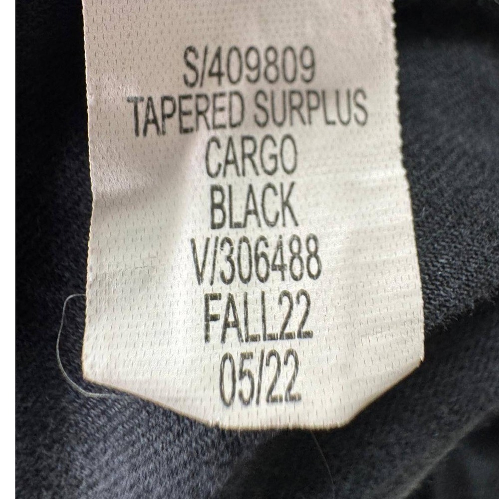 Banana Republic Mens 38x34 Tapered Surplus Cargo Pants Black Stretch - Picture 4 of 16